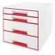 LEITZ - Leitz WOW CUBE Rojo, Blanco - 5213-20-26